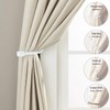 2Pcs Curtain Holdbacks, Metal U Shaped Hook Wall Mounted Tassel