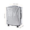 PATIKIL Clear Universal Luggage Protector with Fastener 30 Inch, Portable