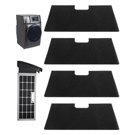 WH01X35719 Dryer Lint Filter, Filter Foam Pad Fit for GE Profile PFQ97HSPVDS Washer Dryer Combo, Hand Washable and Reusable Lint Filter Foam, Filter Cotton, 4 Pack