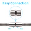 OFFO Shower Hose Connector, 2 PCS G1/2 Inch Solid Stainless