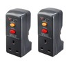 Masterplug ARCDKG Safety RCD Adaptor (Pack of 2)