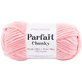 PREMIER YARNS Yarn Parfait Chunky Lemon, Pink Lemonade