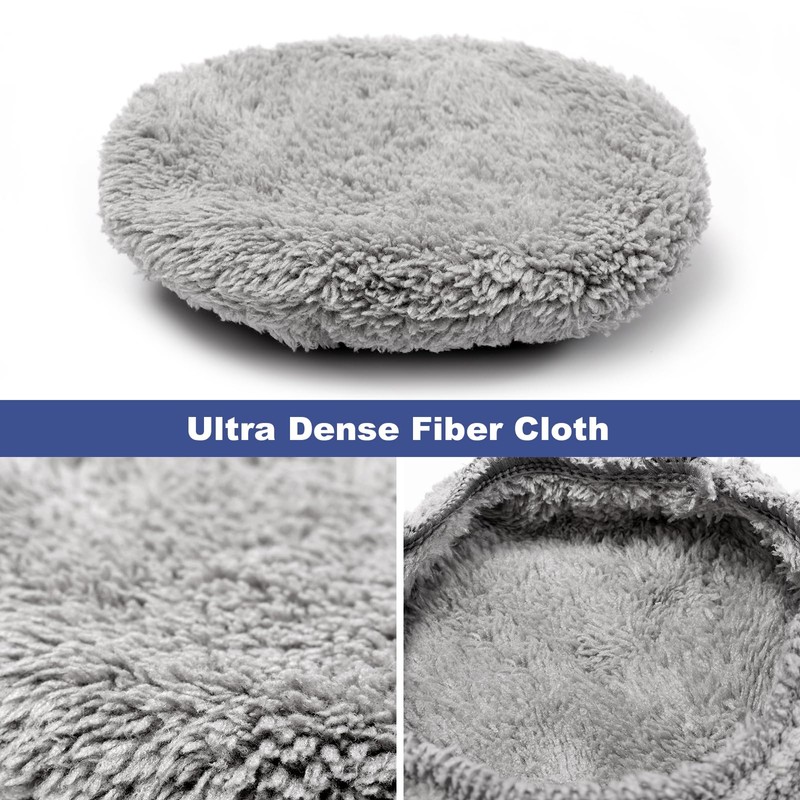Pack of 12 Microfibre Cloths for Window Cleaning Robots, Reusable