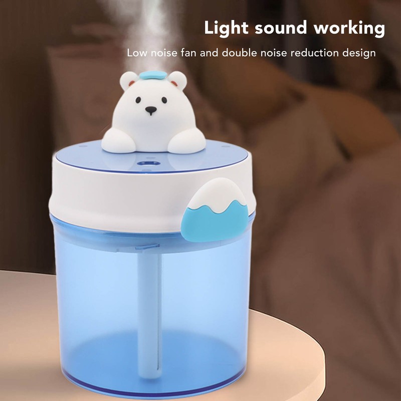 Portable USB Humidifier Cute Bear Shape Large Capacity Ultrasonic Mini