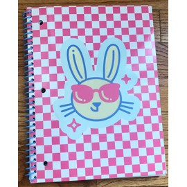 Target Pink And White Bunny Spiral Notebook Target Brand 100 Pages