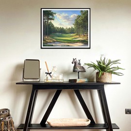 Golf Paint by Numbers Kit for Adults, Golf Course Canvas Wall Art, Golf Theme Acrylic DIY Oil Painting for Holiday Gift Home Decor - Golf Sport Artwork(16x20inch, Without Frame)