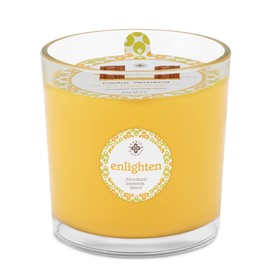 Root Candles Seeking Balance Wood Wick Spa Candle Aromatherapy Candles, 12-Ounce, Enlighten: Cedar Verbena