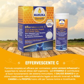 Effervescente C, favorisce le normali funzioni del sistema immunitario, 20 Compresse