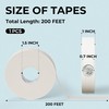 JusArt Masking Tape 25.4mm x 61m White Multipurpose Paper Tape