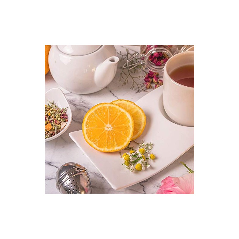 Molienda Sagrada,Tisana Herbal Lavanda Manzanilla,Corteza de Naranja y Petalos de