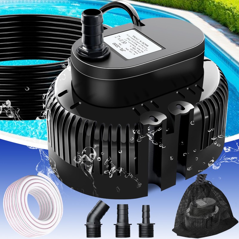 Pool Cover Pump above Ground-Submersible Sump Pump Swimming Water Removal