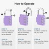 Puroma Combination Lock 4 Digit Waterproof Locker Locks Secure Outdoor