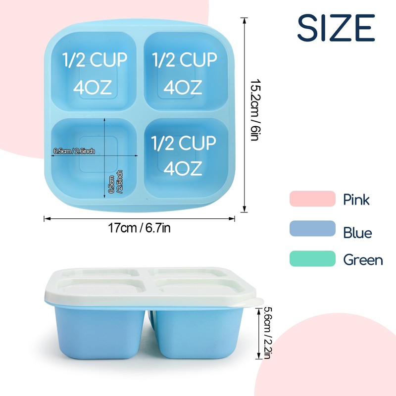 Shopwithgreen Bento Box Lunch Boxes, Snack Box Containers for Kids