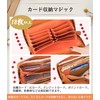 Multi-functional Wallet, Cowhide, Receipts, Clean Long Wallet, Women's, 18 Cards,