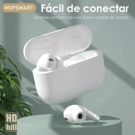 Mvpsmart R30 Bg-123 Audífono In-ear Bluetooth Oem R Serie 30 Para iPhone Android Color Blanco Auriculares Inalambricos Bluetooth 5.6 Con Microfono