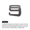 sourcing map 2 x Metal Webbing Strap 0.98 Inches 25