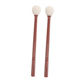 Parliky 2pcs Cotton Wood Fish Striking Sticks for Meditation and Chanting Durable Rhythm Rods for Wooden Fish Drums Versatile Buddhist Musical Instruments and Home Decor Accessories