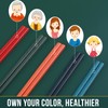 Chopsticks, GLAMFIELDS 5 Pairs Premium Reusable Multicolour Chopsticks for Sushi