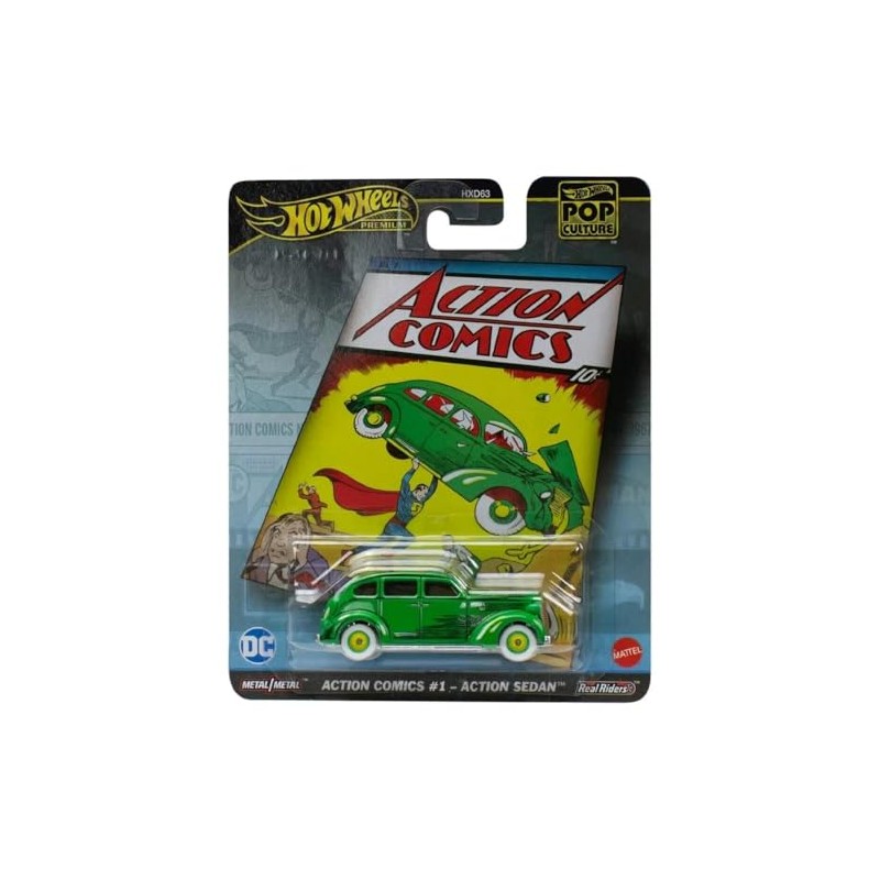 Hot Wheels Collector Vehículo de Colección Sedan Action Comics #1