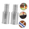 GANAZONO Threaded Connection Parts for Broom Handle 2Pcs Stainless Steel