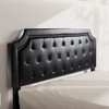 BONSOIR Bed Frame Upholstered Low Profile Platform Bed with Tufted