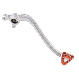 GOOFIT Orange Motorcycle Brake Pedals Rear Foot Lever CNC Aluminium Replacement for K16 K18 NC SX SXF EXC EXCF Most Chinese Dirt PitBike