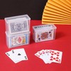 DACUAN 8 boxes poker storage box, clear plastic game card