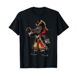 Cartoon Pirate Character Illustration For Kids T-Shirt