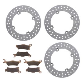 2015 fits Can-Am Outlander L DPS 500 Front & Rear Brake Rotors Disc & Brake Pads