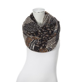 Majea 880020 Women's Loop Scarf, Black 20