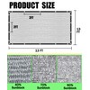 70% Aluminum Shade Cloth 13 FT x 13 FT, Durable
