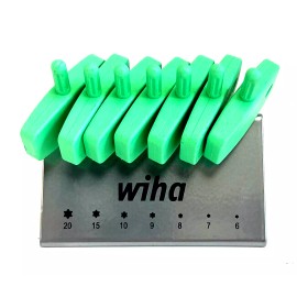 WIHA 7PC WING HANDLE TORX PLUS SET EDP#36592 W/METAL STAND - NEW!