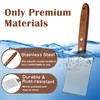 4 Pcs Small Brownie Cookie Spatula Metal Stainless Steel Spatula