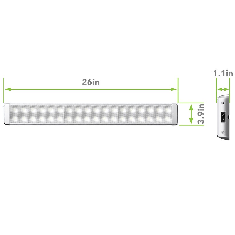 Leisure LED RV LED Ceiling Light Fixture with ON/Off Switch