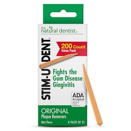 STIM-U-DENT - Plaque Removers, Value Pack, Mint, 8 pk - 25 ea by Stim-U-Dent