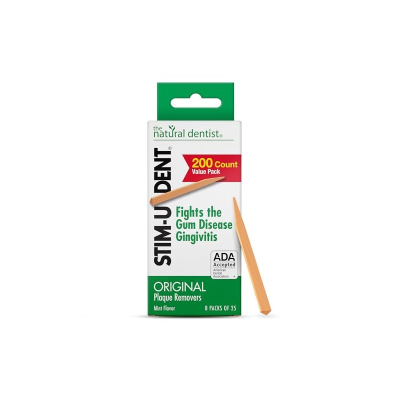 STIM-U-DENT - Plaque Removers, Value Pack, Mint, 8 pk -