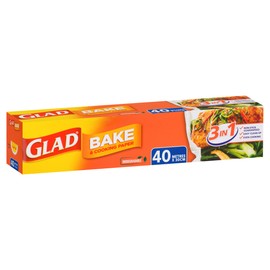 Glad Bake and Cooking Paper, 40 Metre Non-Stick Baking Paper from Glad for Everyday Use, 40m x 30cm, 1 Count