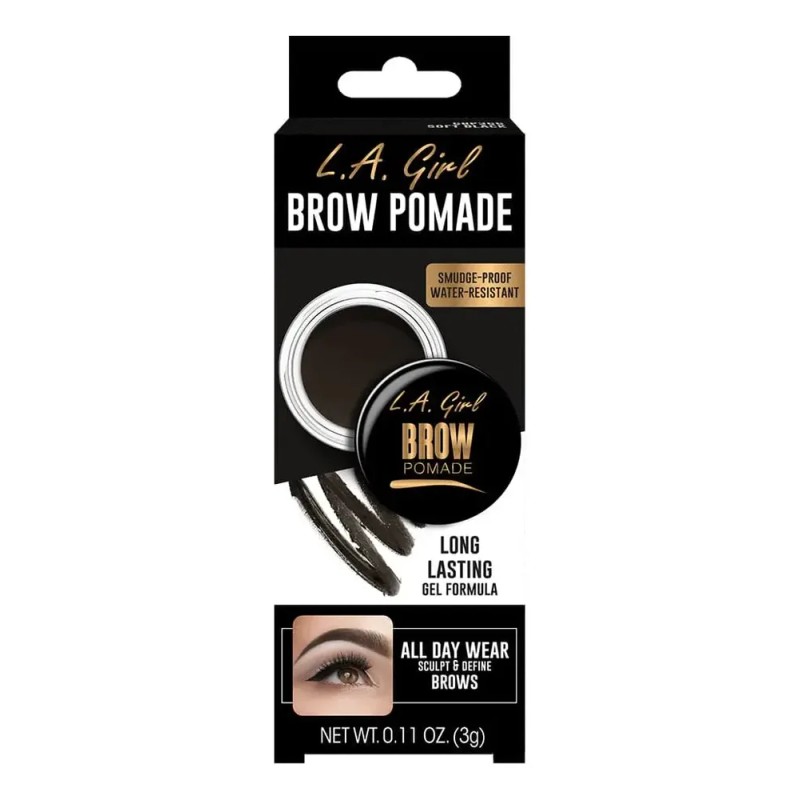 Pomada Para Cejas L. A. Girl Color GBP366 Soft Black