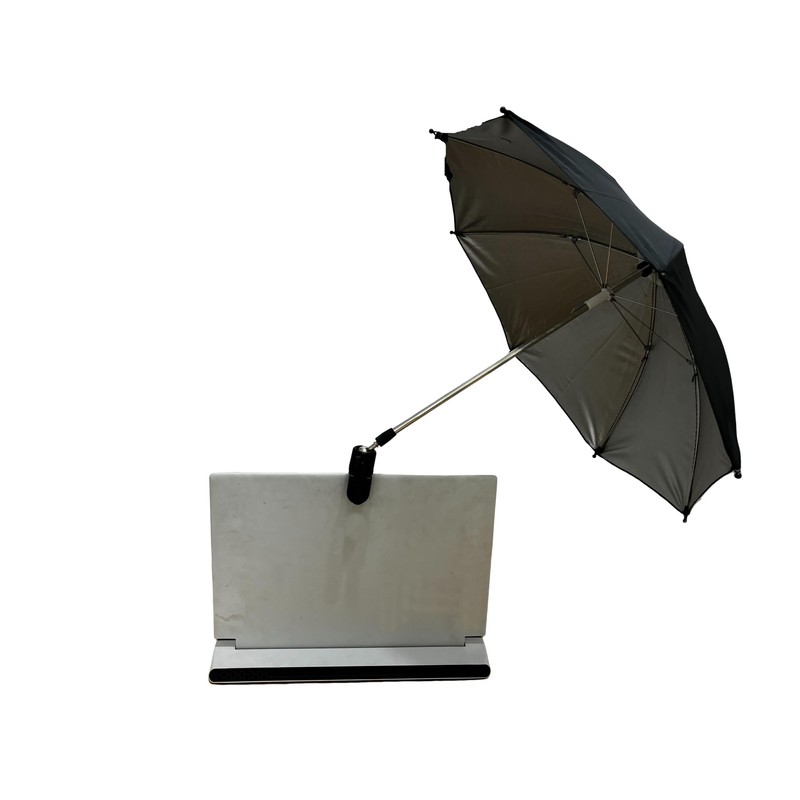 Laptop Sun Shade 360-degree Rotation Laptop Sun Umbrella Foldable Monitor