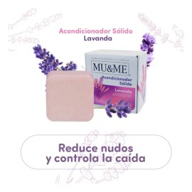 Acondicionador Solido Mu&me Lavanda 140gr