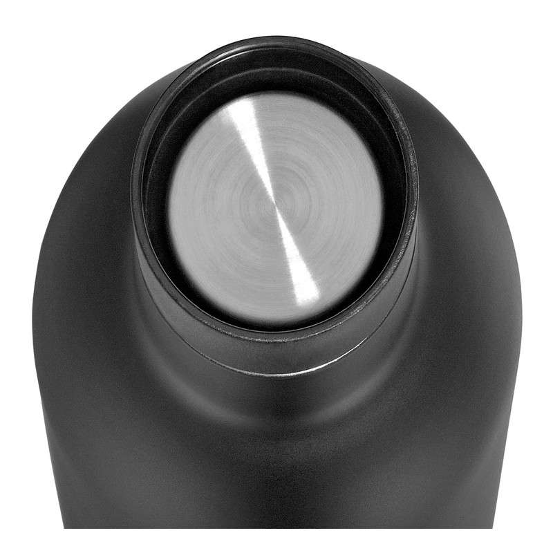 cilio Deluxe Insulated Drinking Bottle, Stainless Steel Thermal Flask, 360°