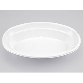 Sheepi Kasei 00110212 Disposable Curry Dishes BF-214 White Body, 50 Sheets