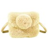 Mini Handbag Kids Girls Plush Shoulder Bag for Children Ages