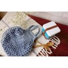 Maruwa Boeki Mini Tote Mesh Bag Blue Gray