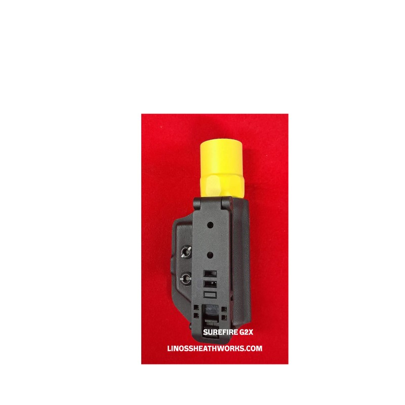 Linos sheathworks SUREFIRE G2X PRO Flashlight kydex sheath(flashli
