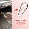 Kutyun Breakaway Trailer Cable, Trailer Brake Cable, Stainless Steel 6ft