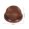 5Pcs Wooden Base Pin Cushion Cute Needle Holder Round Wooden