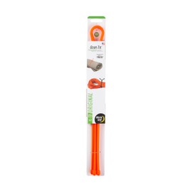 Nite Ize, Inc. GT32-31-2R3 Nite Ize Original Gear, Reusable Rubber, 32 Inch, 2-Pack, Bright Orange, Made in the USA Twist Tie, 32"-2 Pack