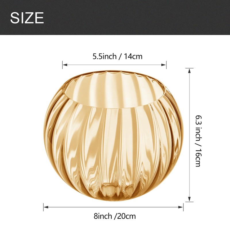 Clear Glass Shade,Replacement Globe & Cover for Lighting Fixture, 8"