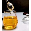 Honey Jar with Dipper and Lid Glass Heat Resistant l0